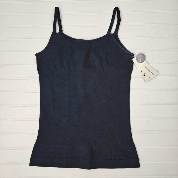 Empetua by Shapermint Women's Black Scoop Neck Shaper Cami Size XL NWT - Picture 2 of 13